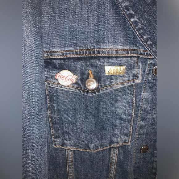 Kith x Coca Cola Denim Jacket Light Blue M - Picture 6 of 11